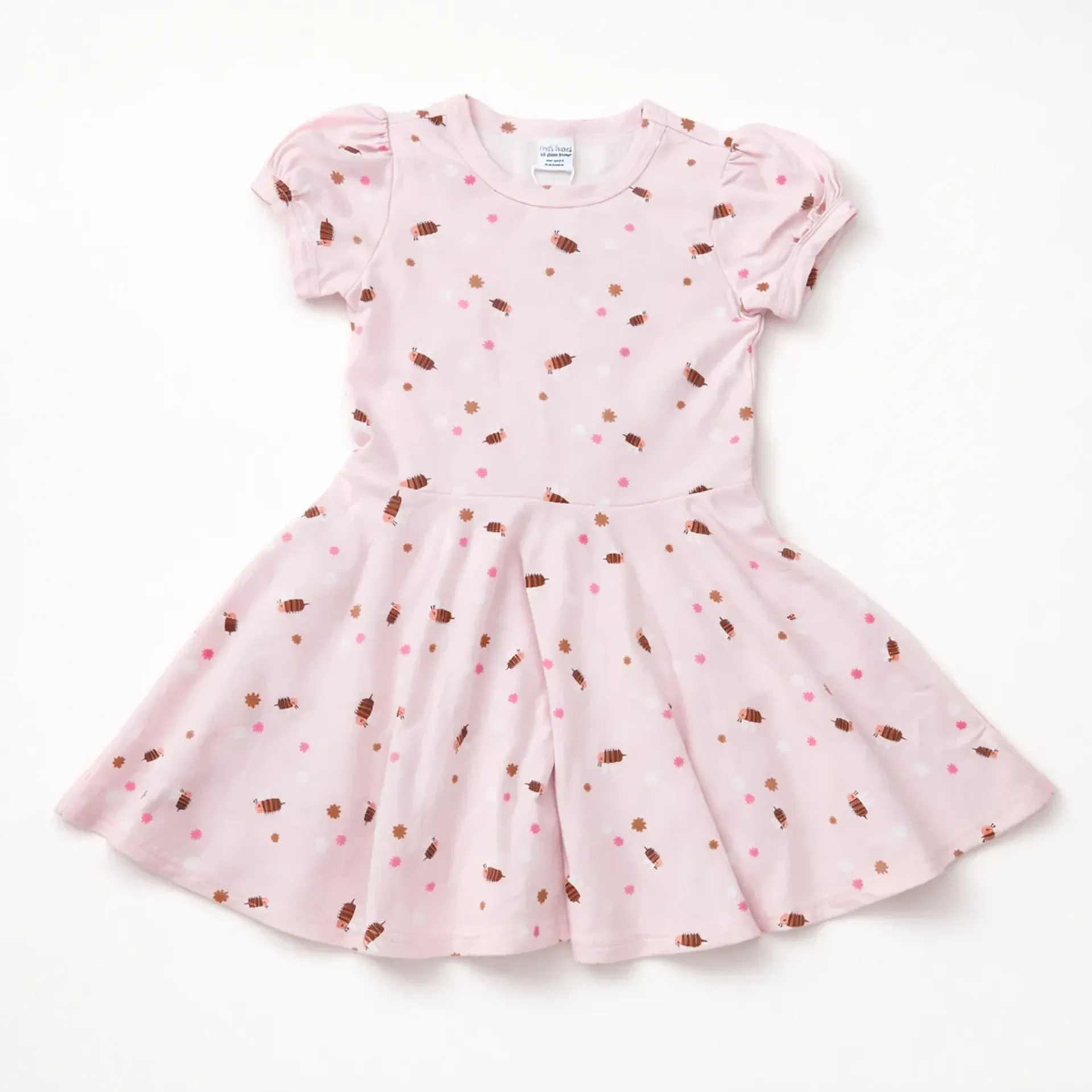 Сукня дитяча короткий рукав, рожевий, 104 см Green Cotton